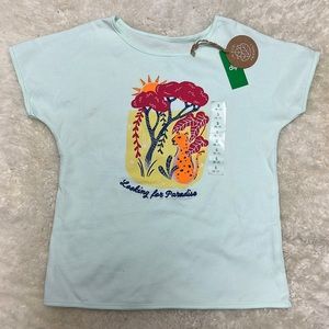 NWT - Girls Organic Cotton Tshirt 6-7